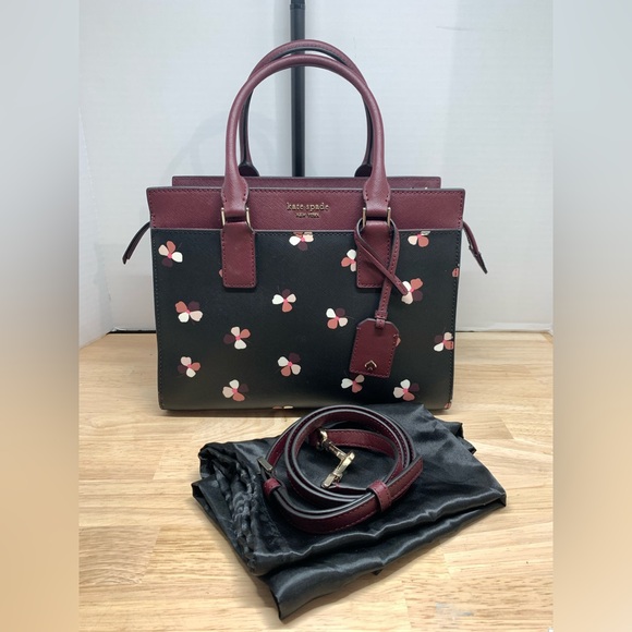 Kate Spade Cameron Dusk Buds satchel/crossbody - Picture 2 of 13